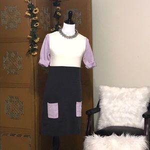 Cooor block sweater dress